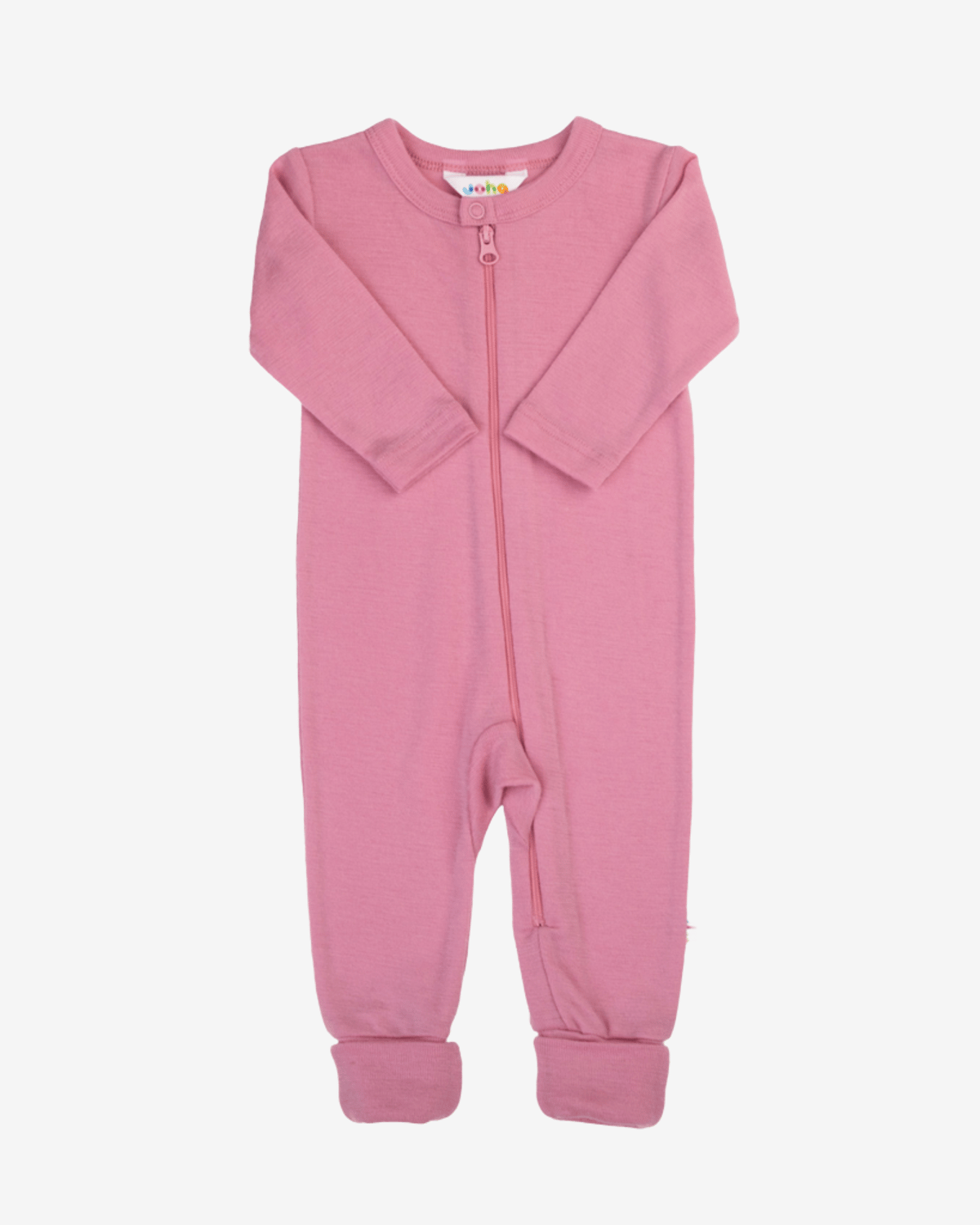 Ullpysj Heldress M/ glidelås og trylleføtter – 100% Merino | Basic