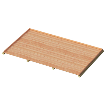 Vloerpakket 4x3m² inclusief twee balken