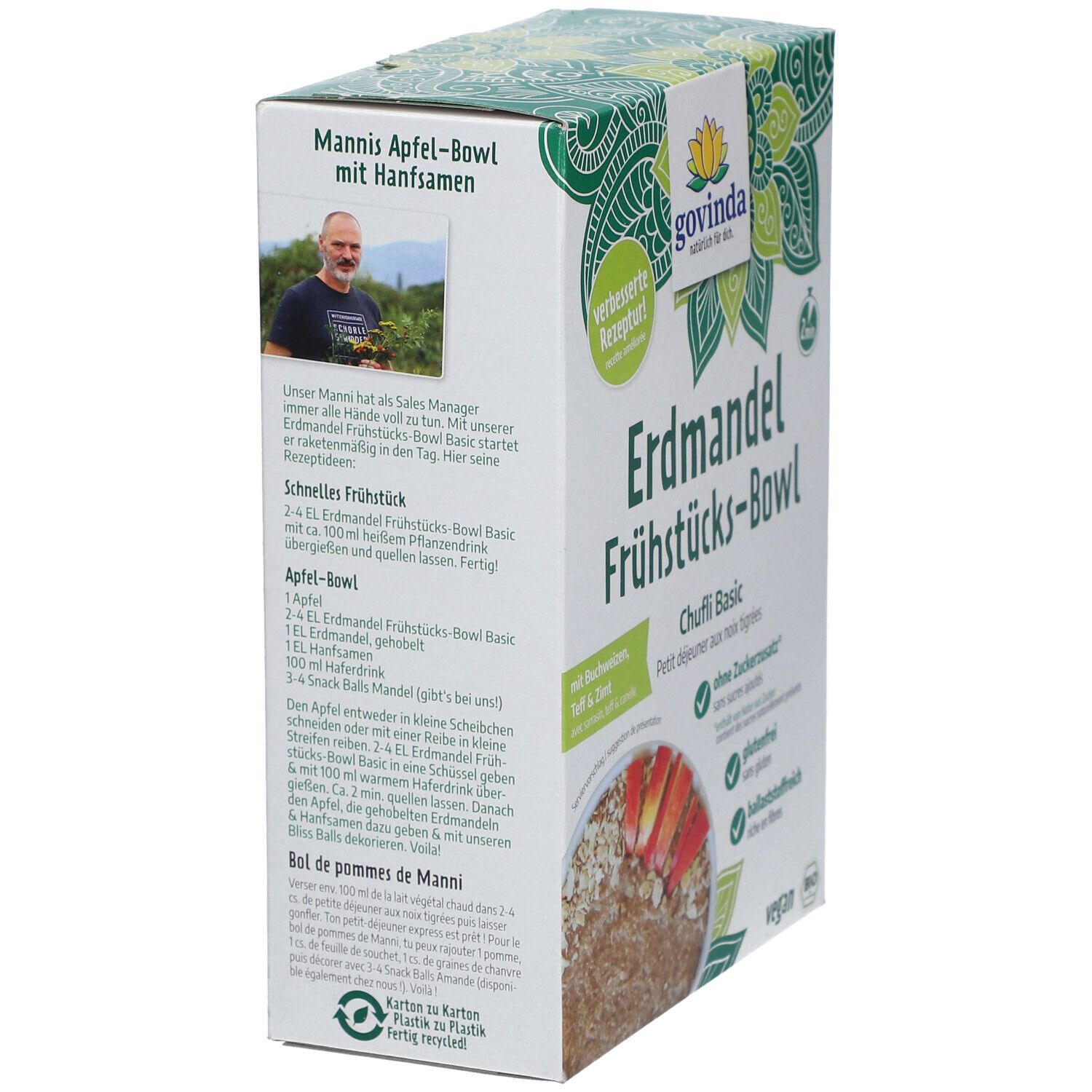 Govinda Erdmandel-Frühstücks-Bowl Chufli Basic