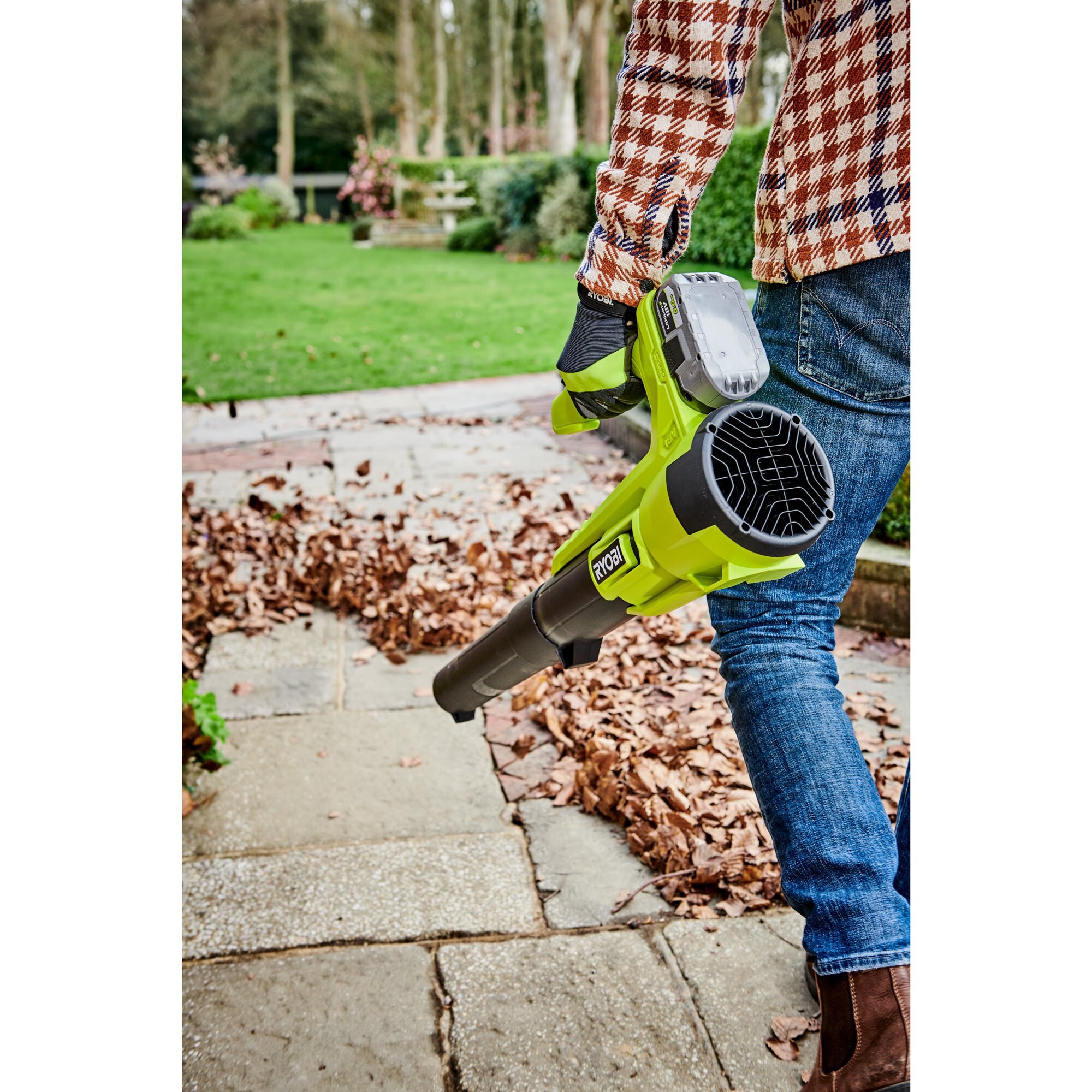 Ryobi Laubbläser ONE+ Akku-Laubgebläse RY18BLA-0, 18Volt