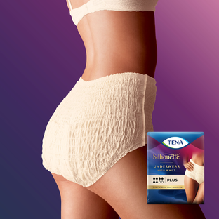 TENA Silhouette Plus High Waist Crème L 10ST