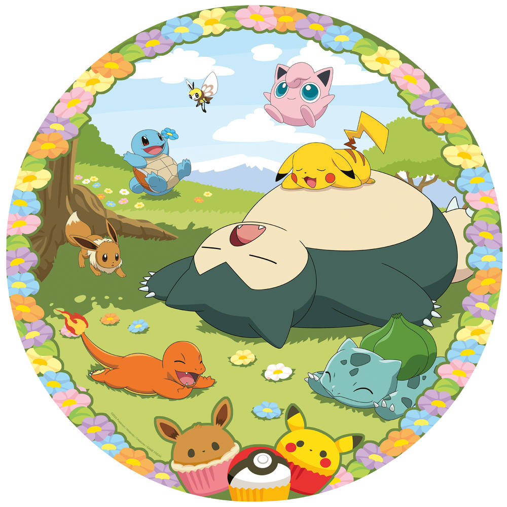 Ravensburger ronde puzzel Pokémon - Ronde - 500 stukjes