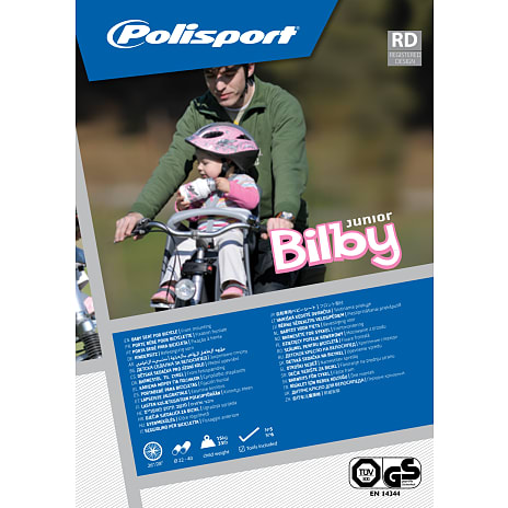 Polisport Bilby cykelstol - mørkegrå