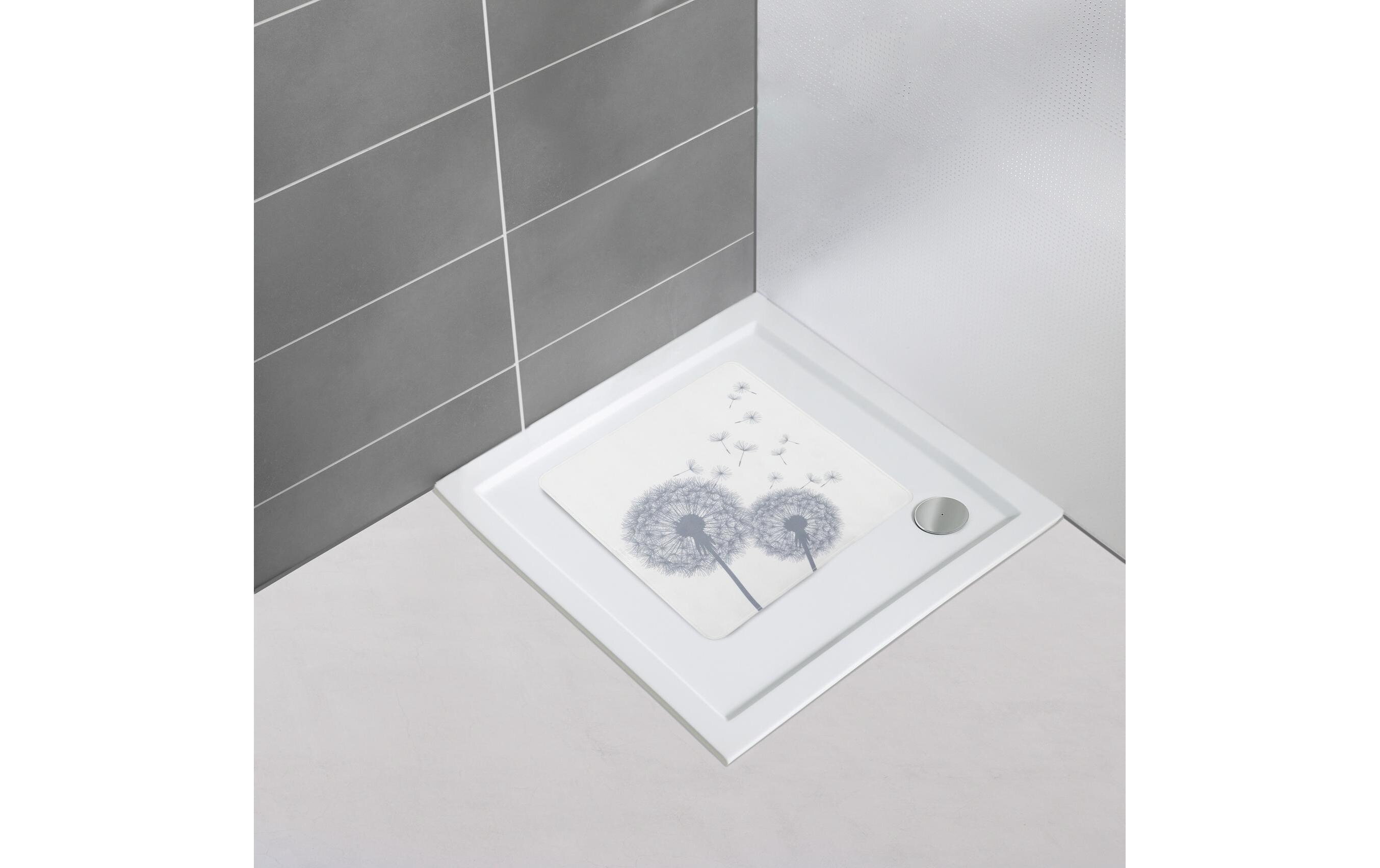 Duschwanneneinlage Astera 55 x 55 cm, Grau/Hellgrau/WeissEinlegematte für die Badewanne, Astera