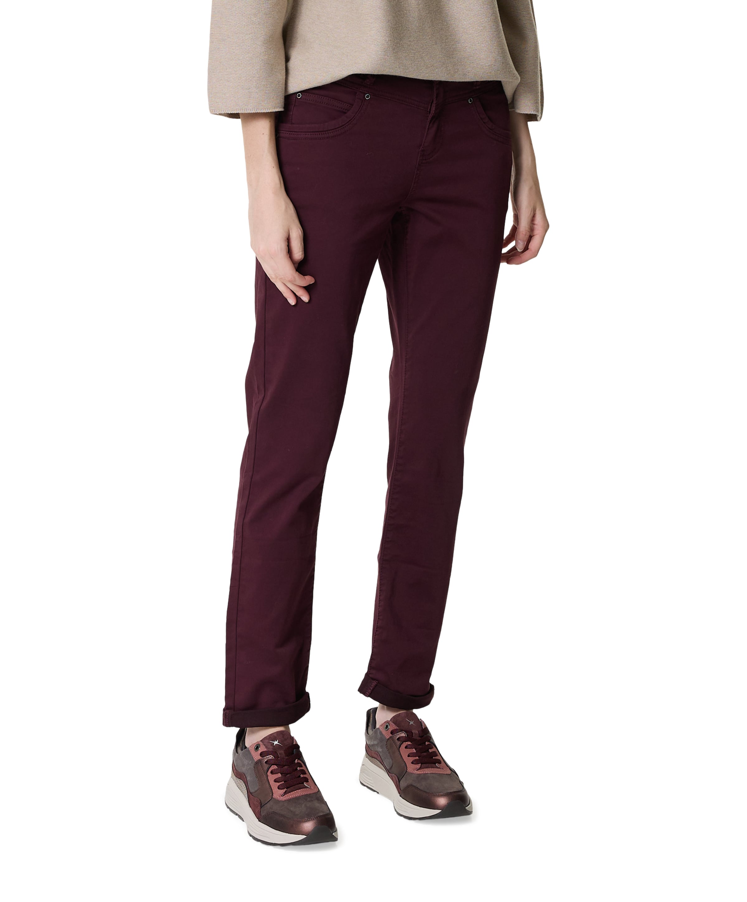 Red Button Relax jog colour dames broek bordeaux