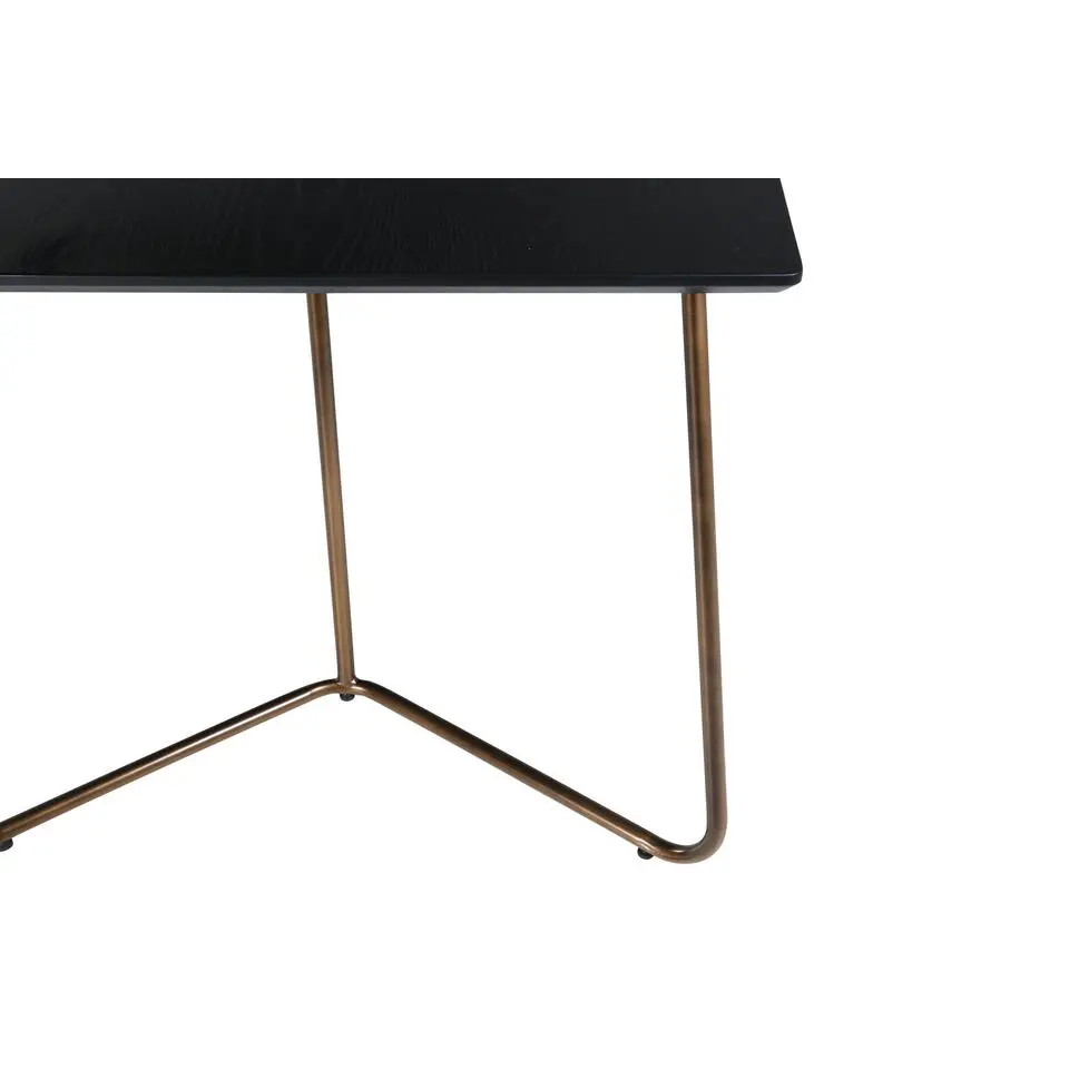 Eettafel Zwart Hout - 190x90x75cm - Petra Distressed