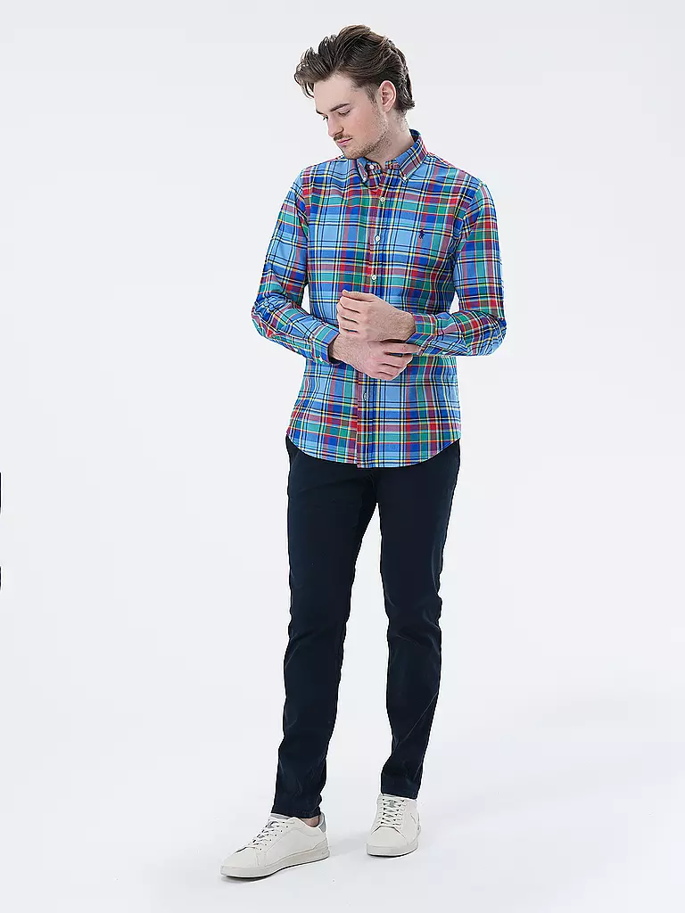 POLO RALPH LAUREN Hemd Custom Fit  blau