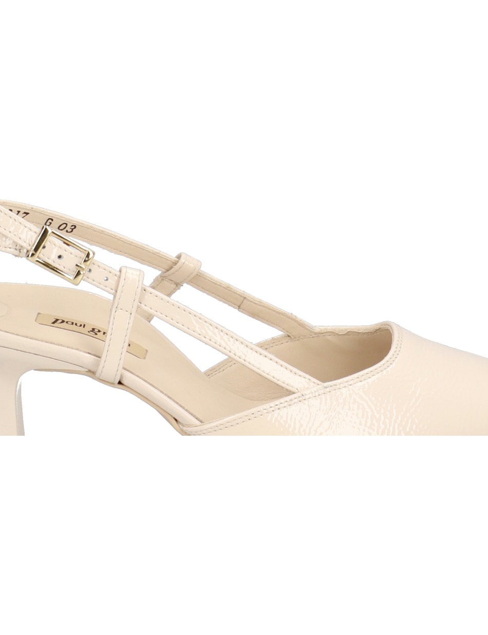 Lackleder Slingpumps