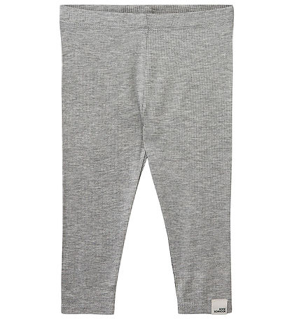 Sofie Schnoor Leggings - Rib - Nalinesb - Grau Meliert