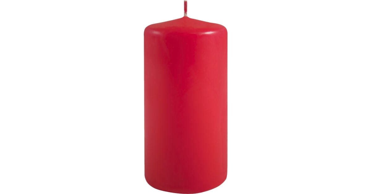 EWA Kerzen Stumpenkerze Rot 70x 150 mm