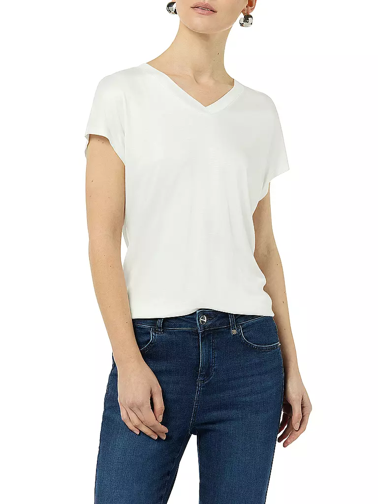 COMMA T-Shirt weiss