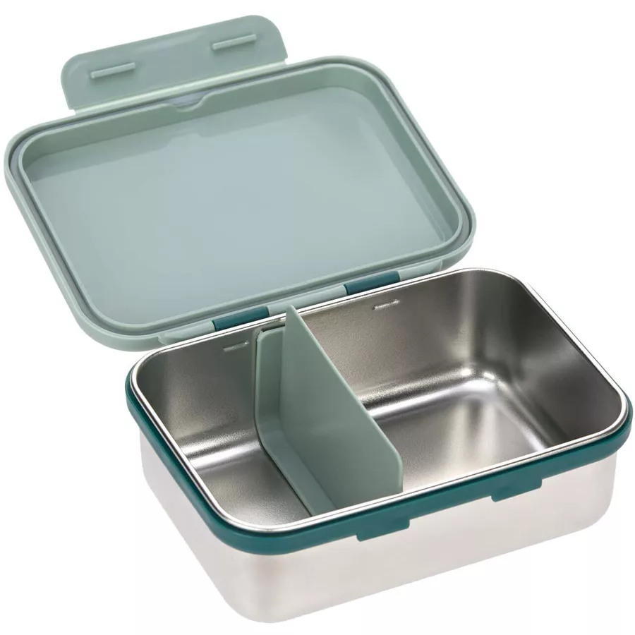 Lässig Edelstahl Lunchset oliv