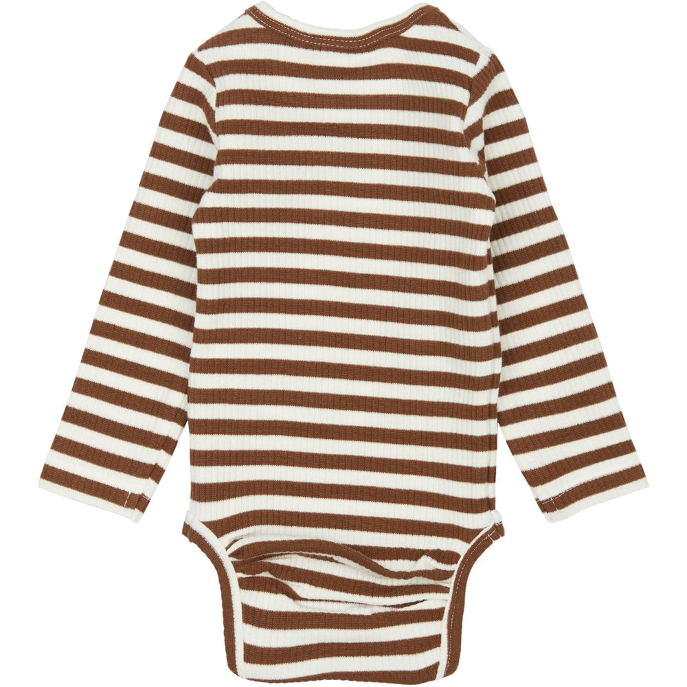 Køb THE NEW Siblings Toffee Striped TNSBFro L_S Rib Body