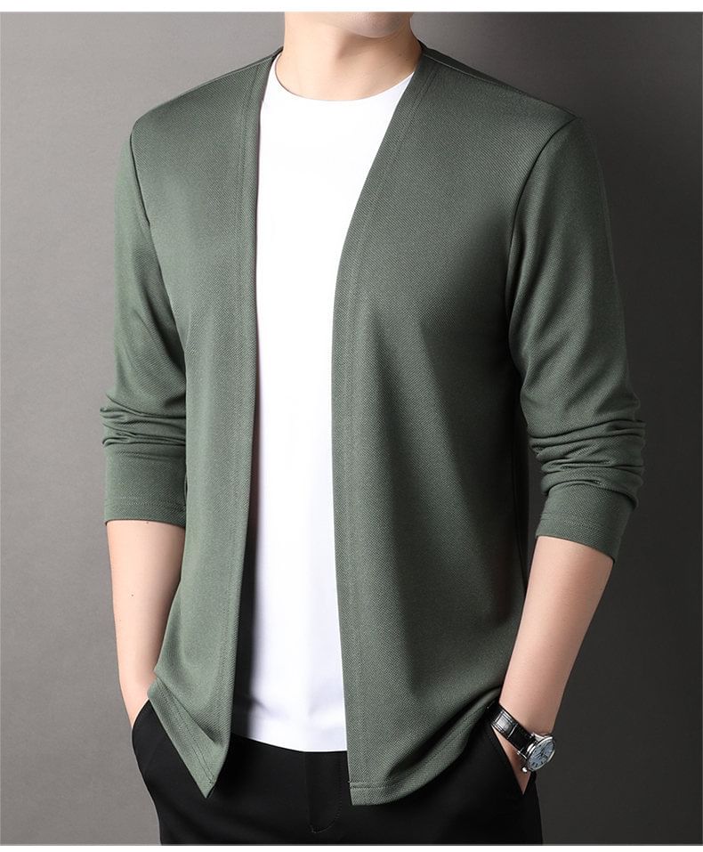Ninine - Open Voorkant Effen Cardigan
