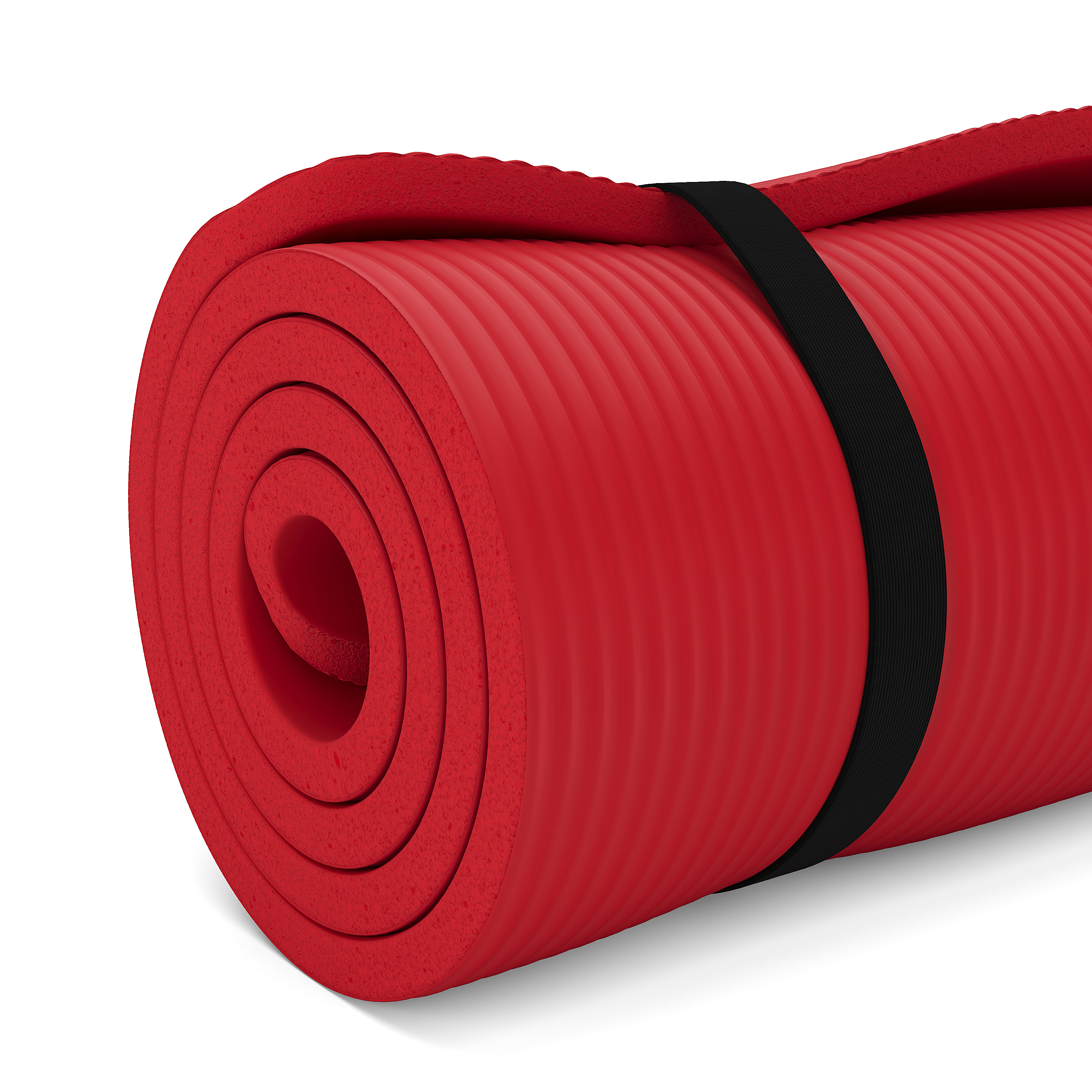 Fitnessmatte rot 190 x 60 x 1.5 cm