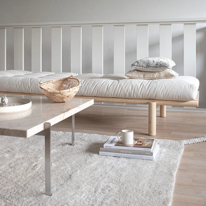 Karup Design - Pace Daybed, Kiefer natur / olivgrün
