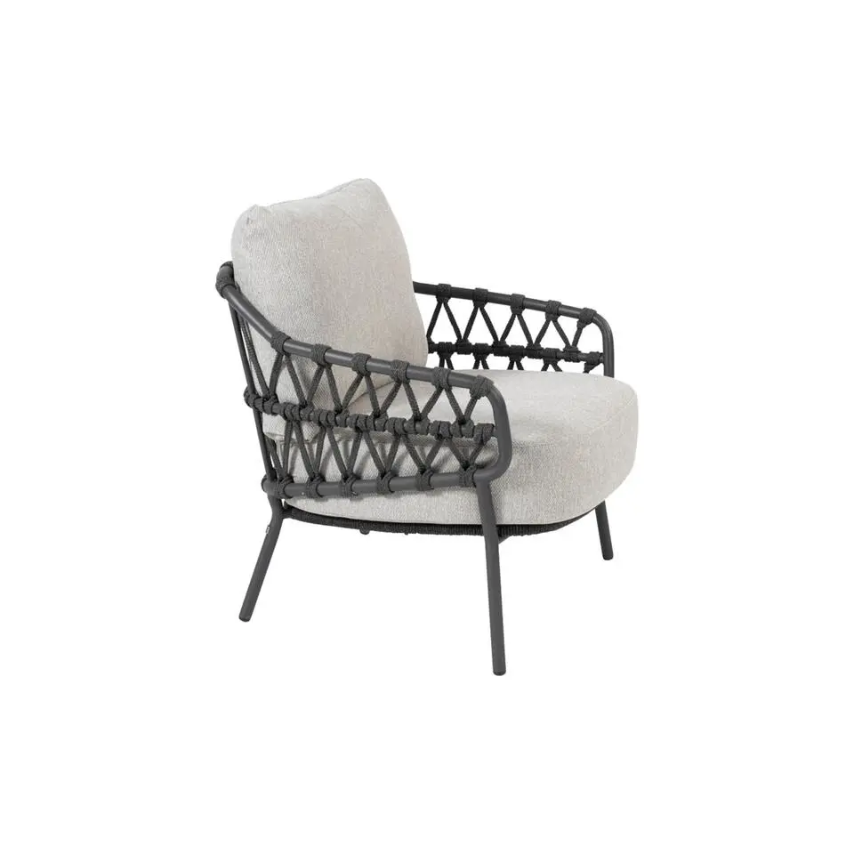 4 Seasons Calpi low dining stoel - antraciet (1 stuk)