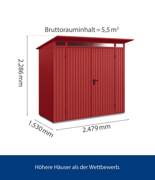 Hörmann Berry-Gerätehaus Classic-P Typ 1,
