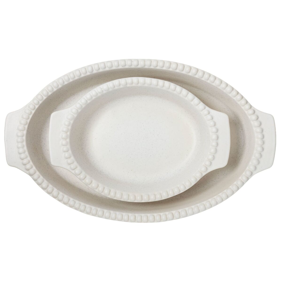 Daria 35 cm Ovnfast Form, Cotton White
