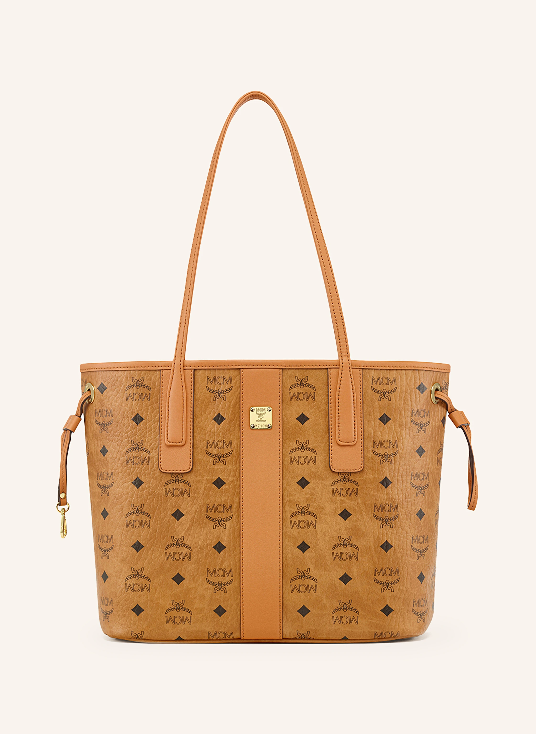 MCM Shopper LIZ SMALL zum Wenden mit Pouch