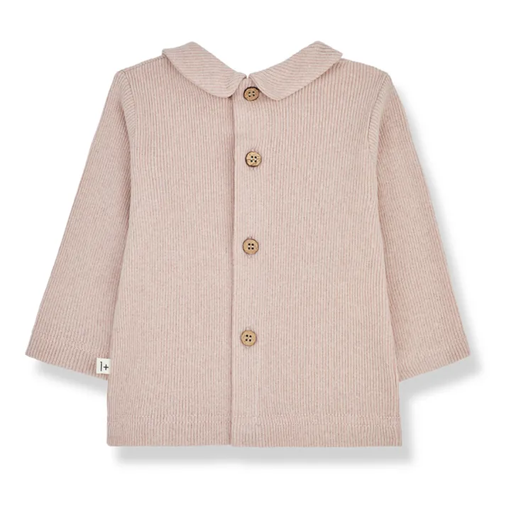 1+ in the family Blouse Col Claudine Côtelée Angelica | Rose pâle