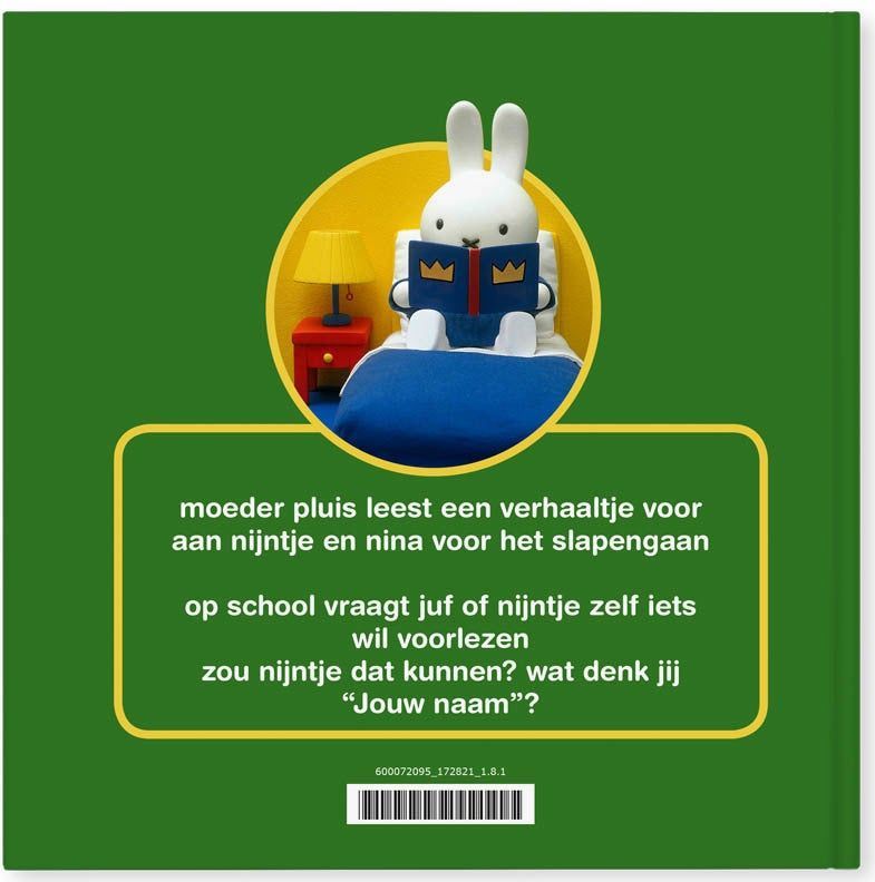 Boek met naam - nijntje leert lezen - Hardcover