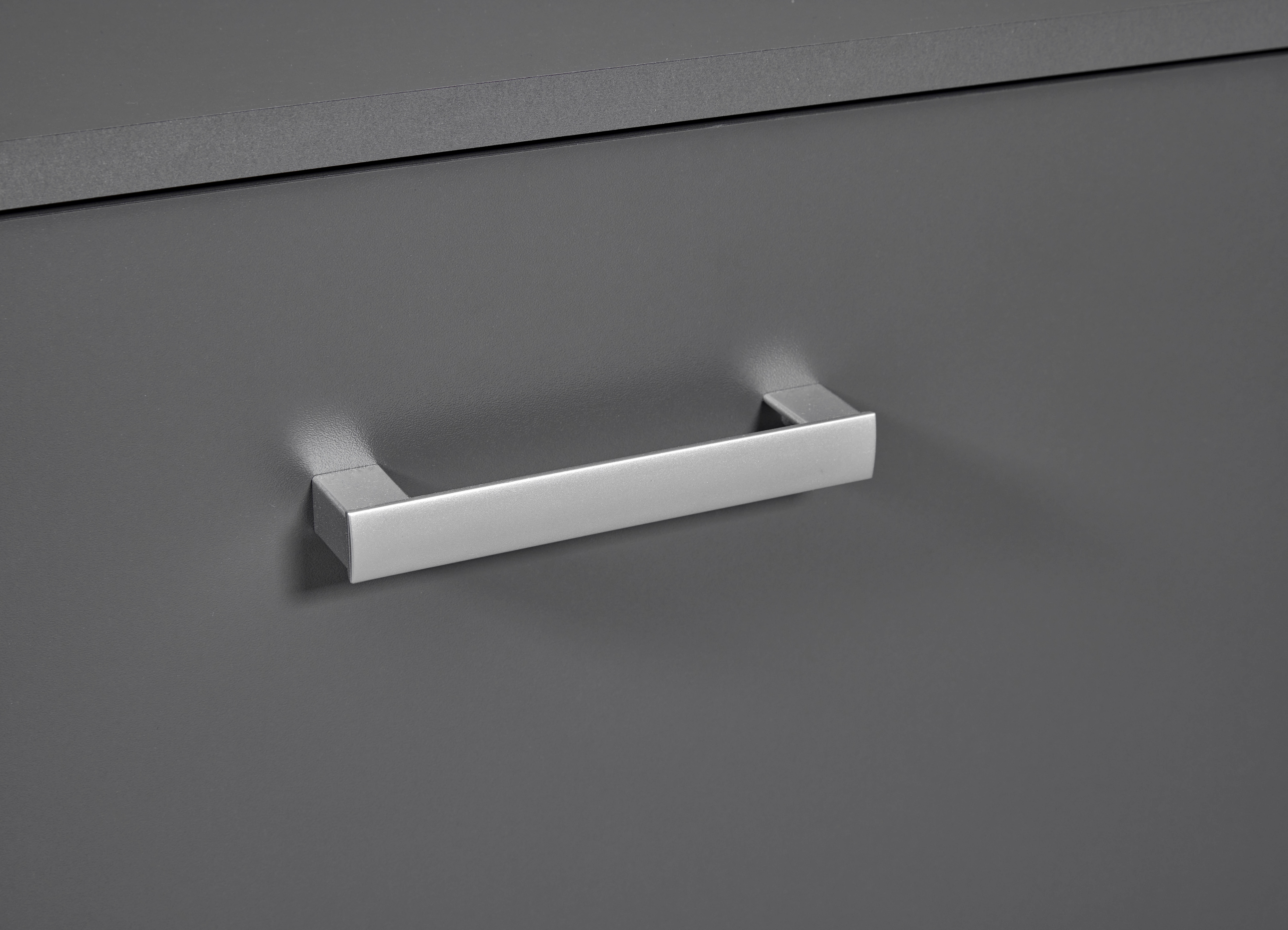 Inter Link Lowboard TV Möbel Kommode Elenzio in grau