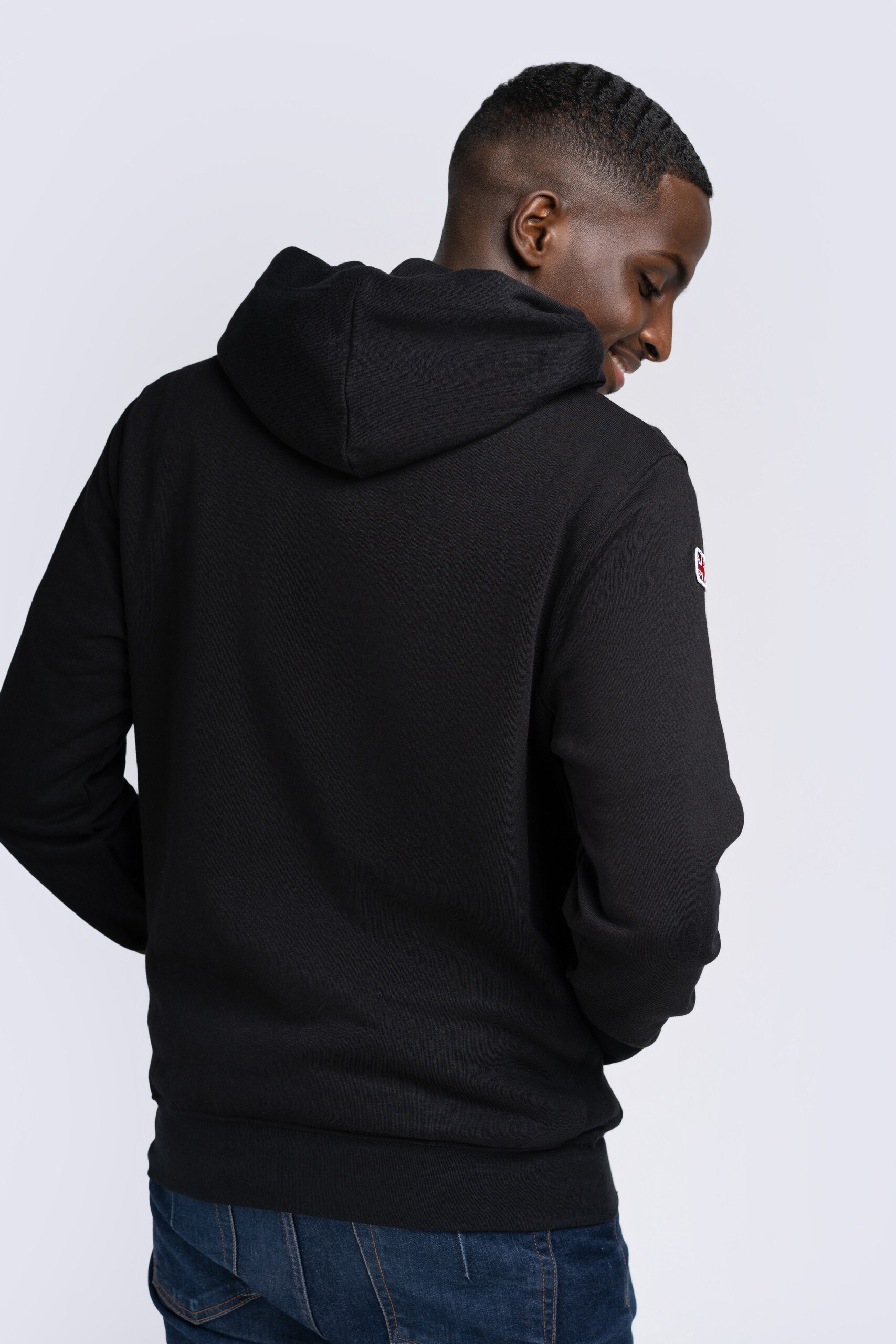 Lonsdale Herren Kapuzensweatjacke mit Reißverschluss schmale Passform SOLFACH