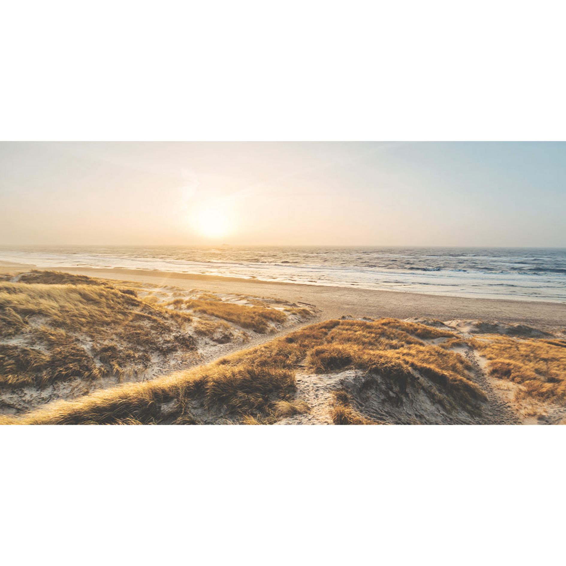 Keilrahmenbild STRANDLANDSCHAFT - 100x50 cm