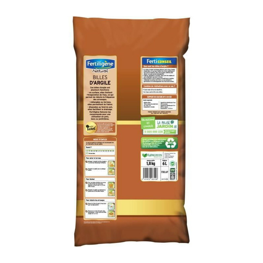 Fertiligene - billes d'argile 6l