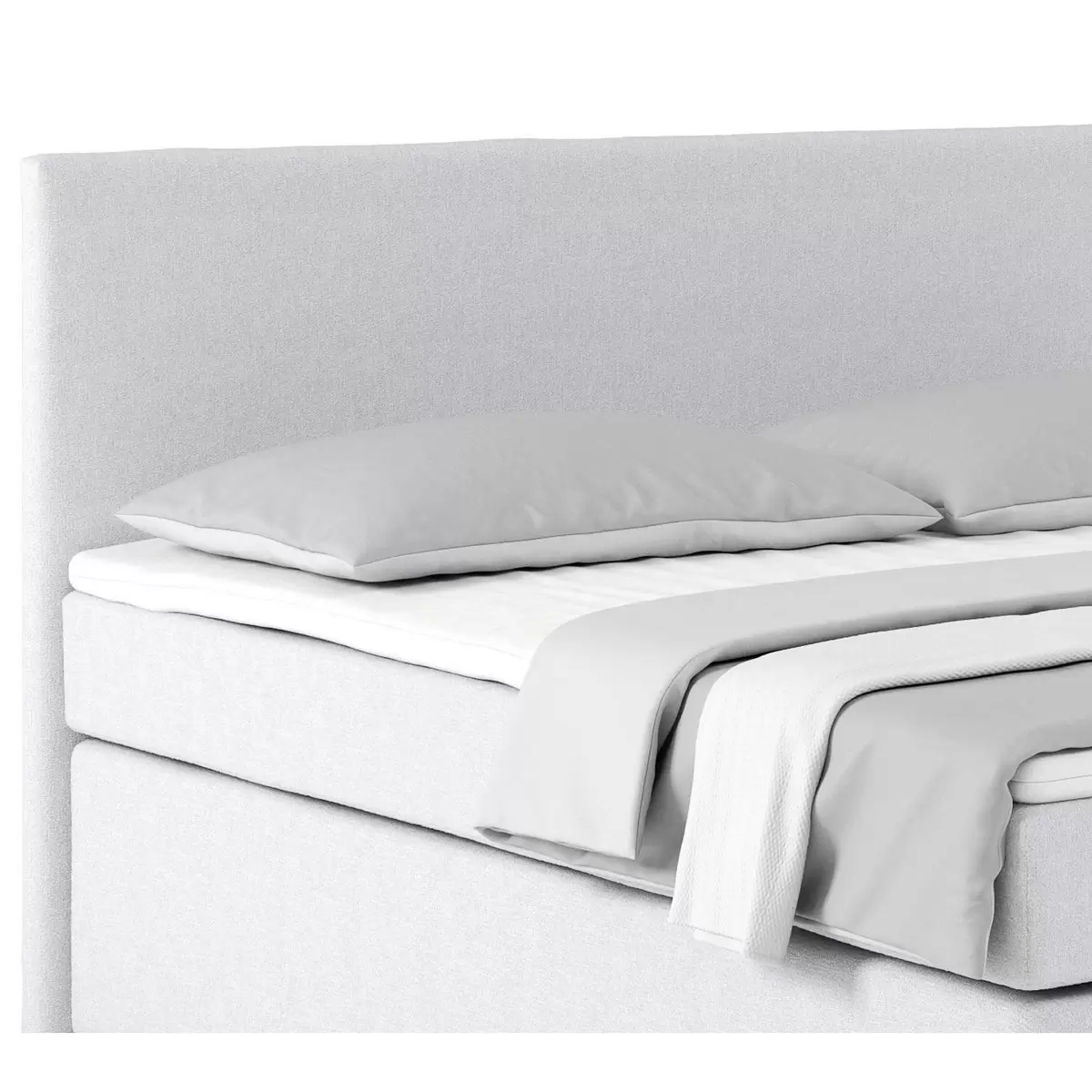 Boxspringbett Nero 160 x 200 blau,grau