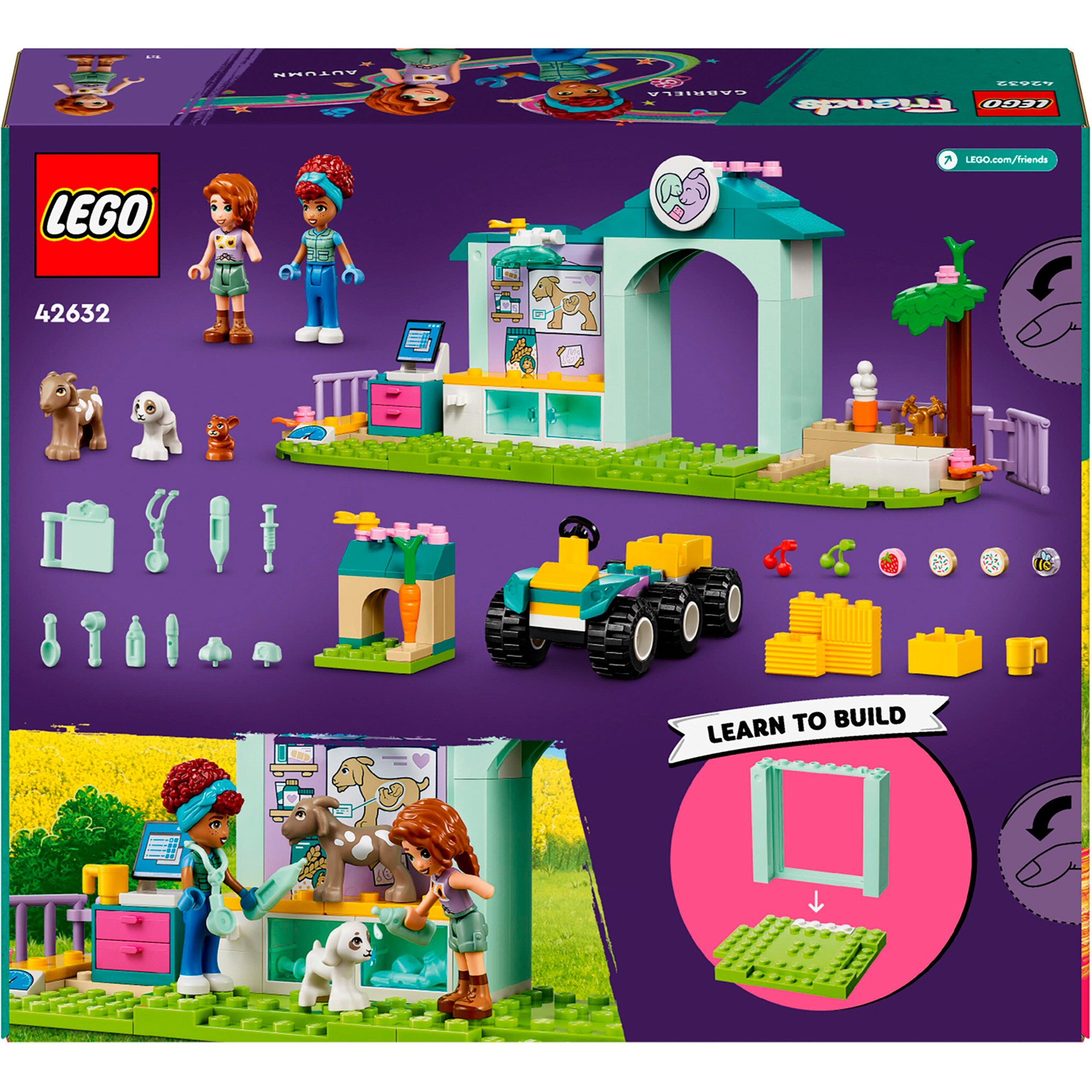 LEGO Konstruktionsspielzeug Friends Farmtierklinik