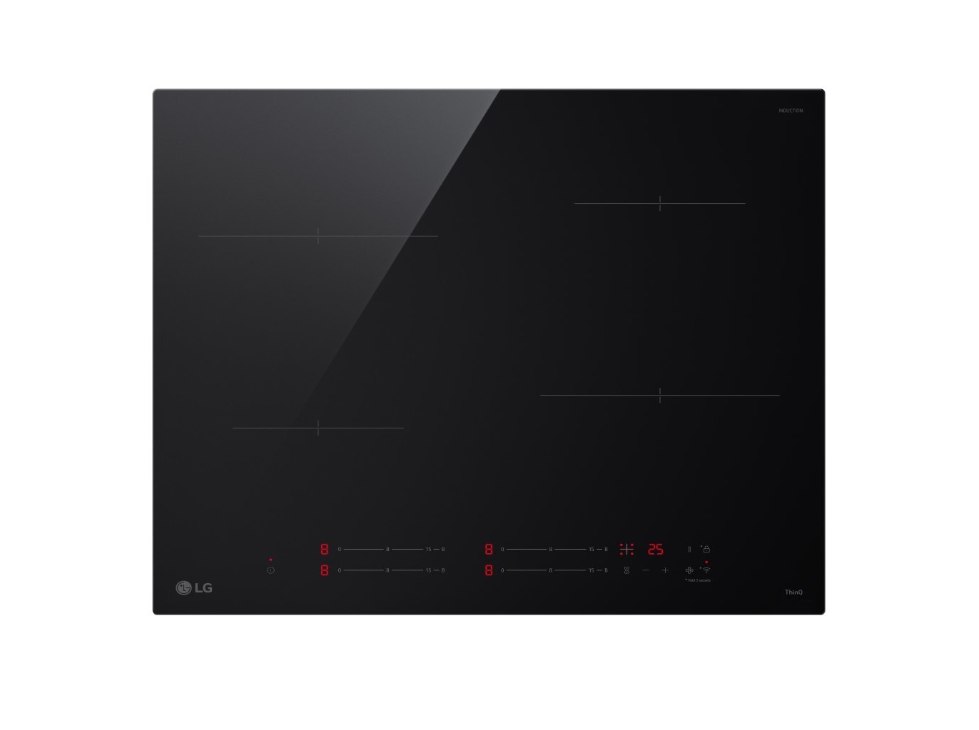 PLACA INDUÇÃO LG CI5Z2423BN 4 ZONAS 60 CM
