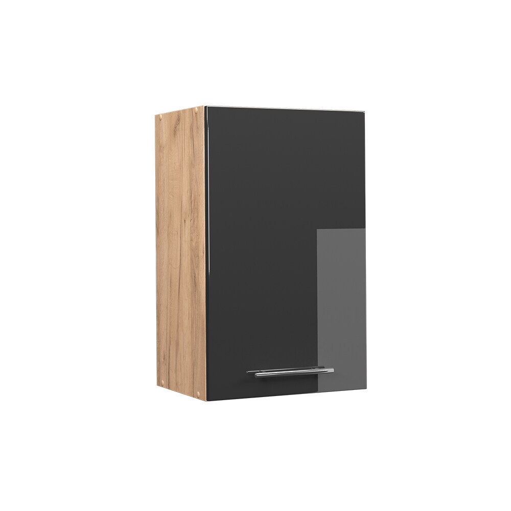 Vicco Hängeschrank Küchenschrank Küchenmöbel Fame-Line Eiche Anthrazit modern 45 cm Küche Einbauküche Hängeschrank Drehtür Einlegeboden Küchenzeile Hochglanz