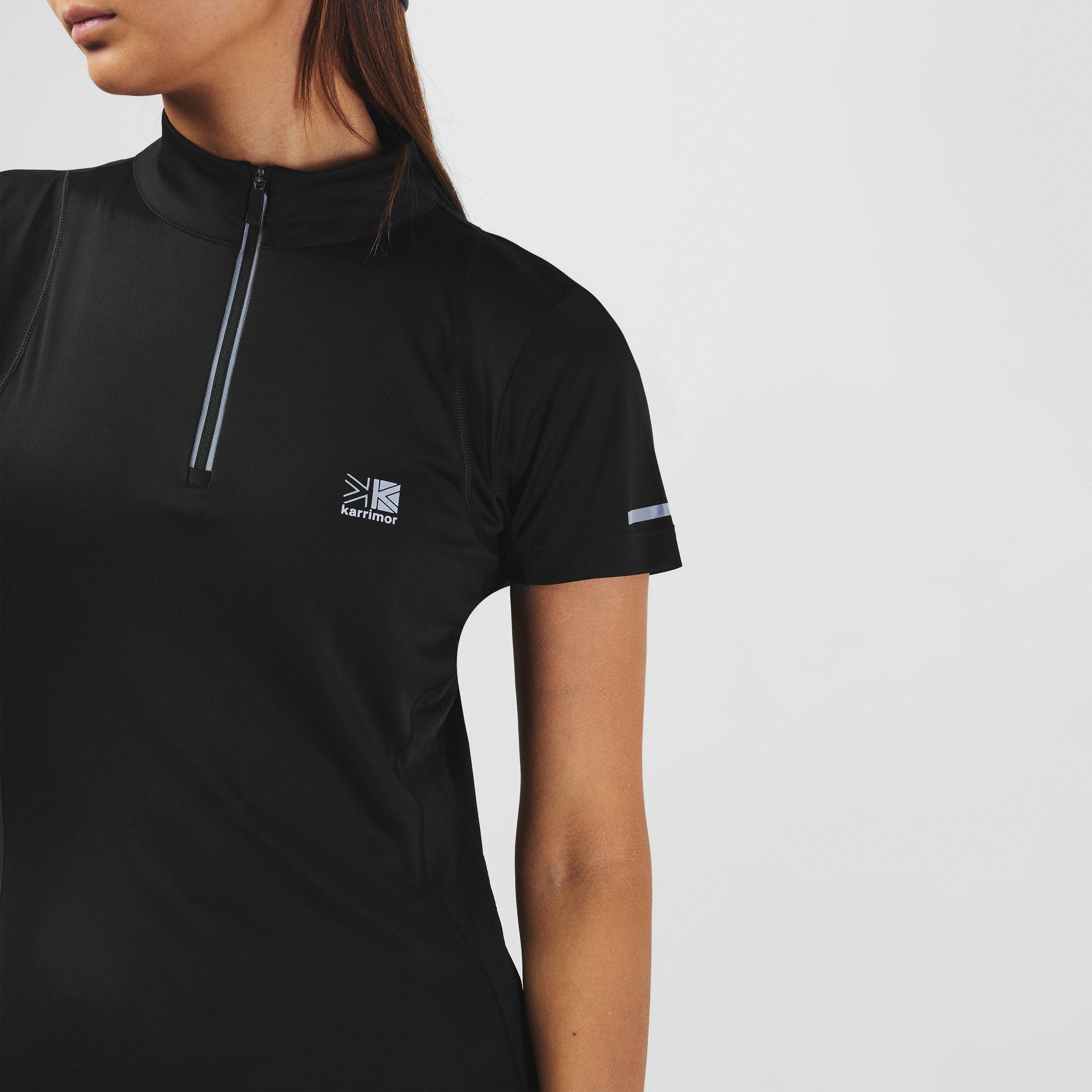 Karrimor Womens Short SleevequarterZip T Shirt