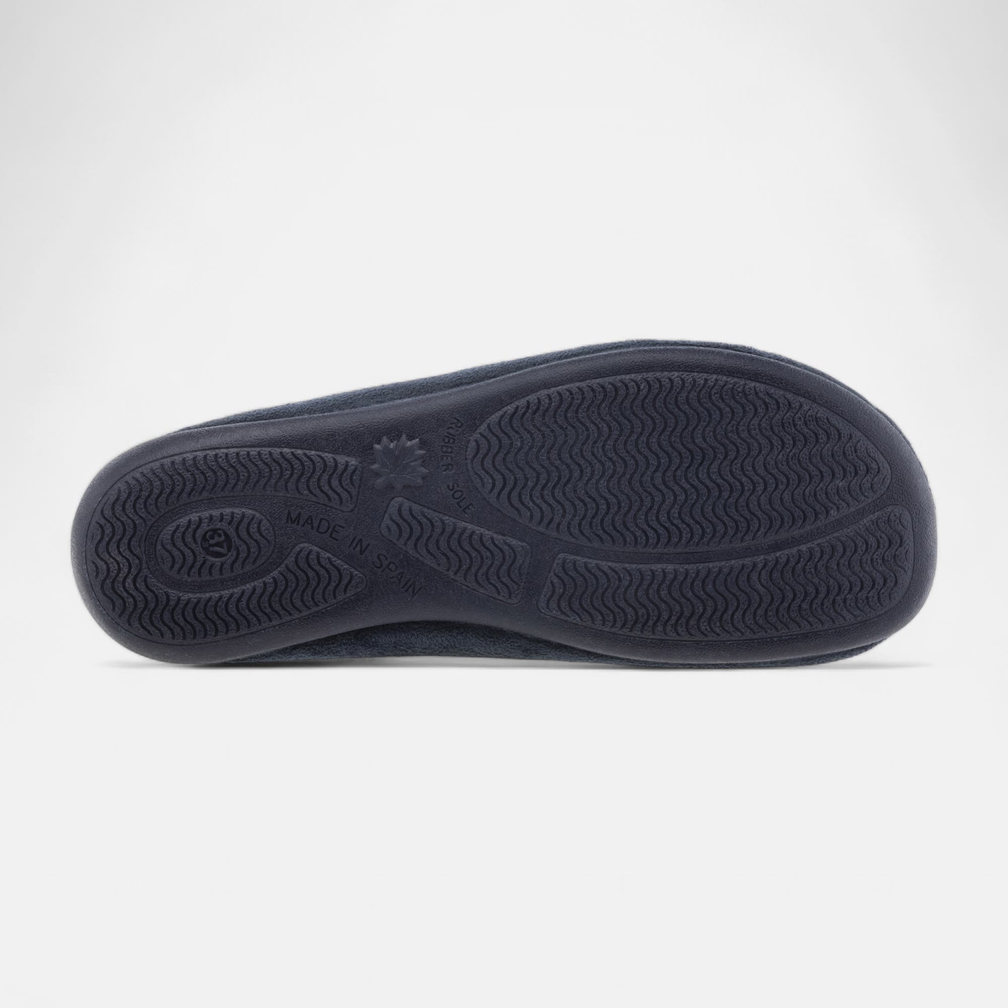 Pantoufles pieds sensibles Femme bleu marine