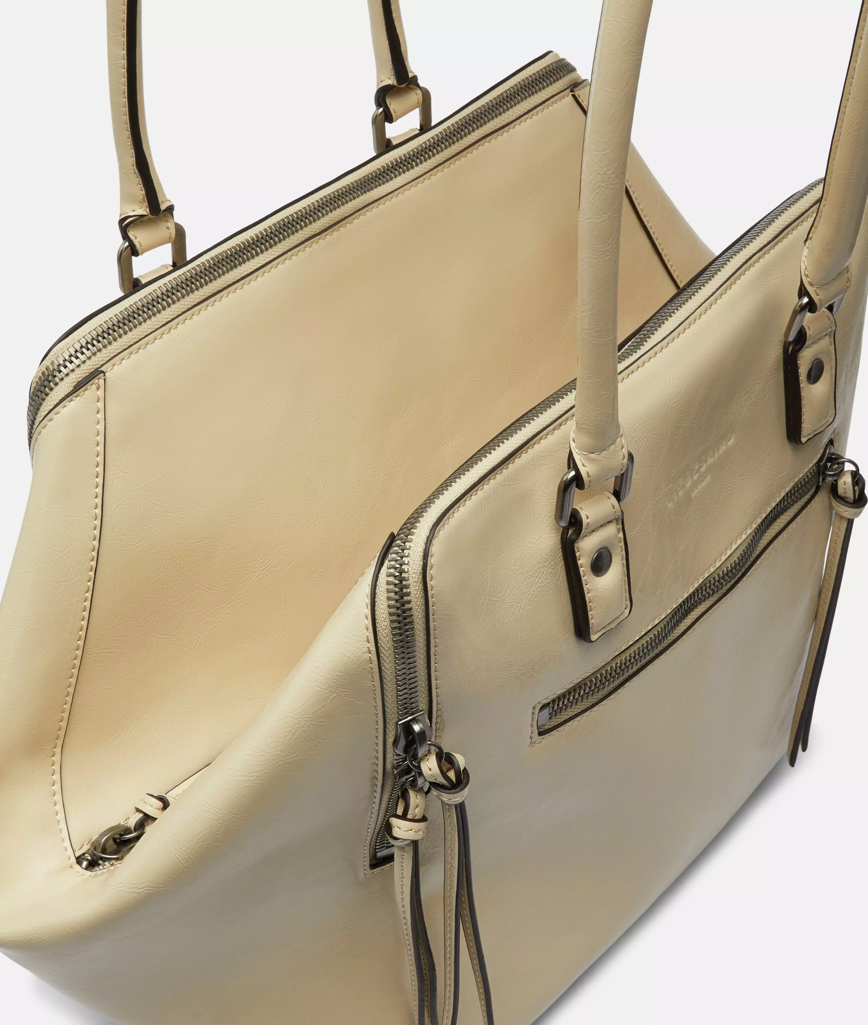 Archive Kayla Satchel L Spacious shoulder bag in patent leather look with glossy finish