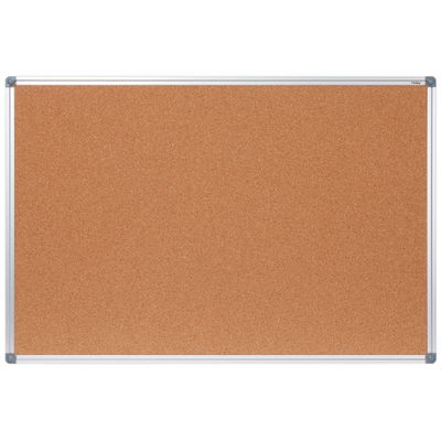 DAHLE - Tableau d'affichage en liège naturel 60 x 90 cm - cadre aluminium