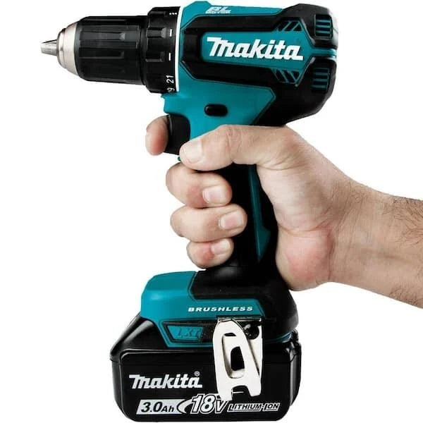 Makita 18V LXT Lithium-Ion Brushless Cordless 1/2 in. Driver-Drill Kit, 3.0Ah with Bonus Impact XPS 35 Piece Impact Bit Set