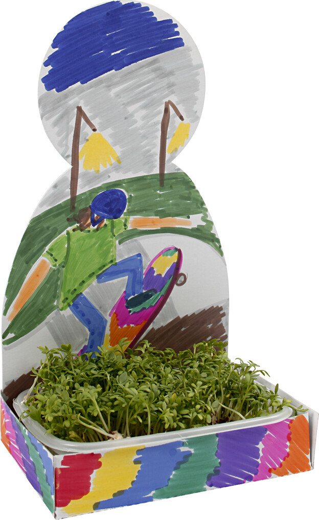Karsebakke-Figur - Krop - H 20 CM - Hvid - 6 Sæt