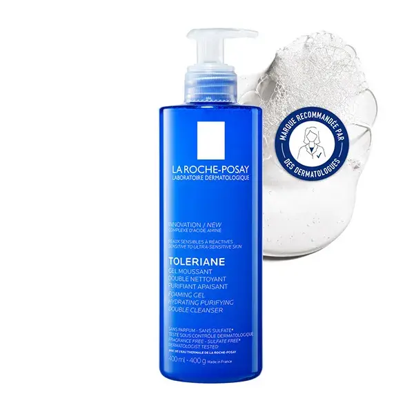 La Roche-Posay Toleriane Gel de Limpeza Facial Purificante e Suavizante 400ml