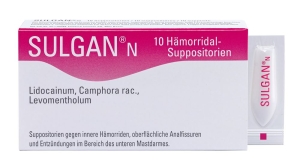 SULGAN N Suppositorien, 10 Stück