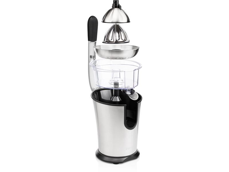 Princess Saftpresse 201860 Master Juicer Pro Schwarz/Silber Elektrische Zitruspresse