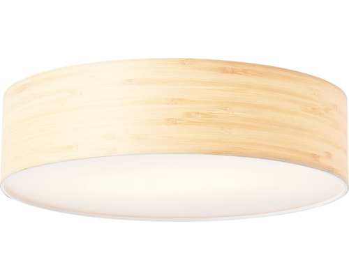 Plafondlamp, 2-lichts, Ø 38 cm, Romm, wit/bruin/naturel