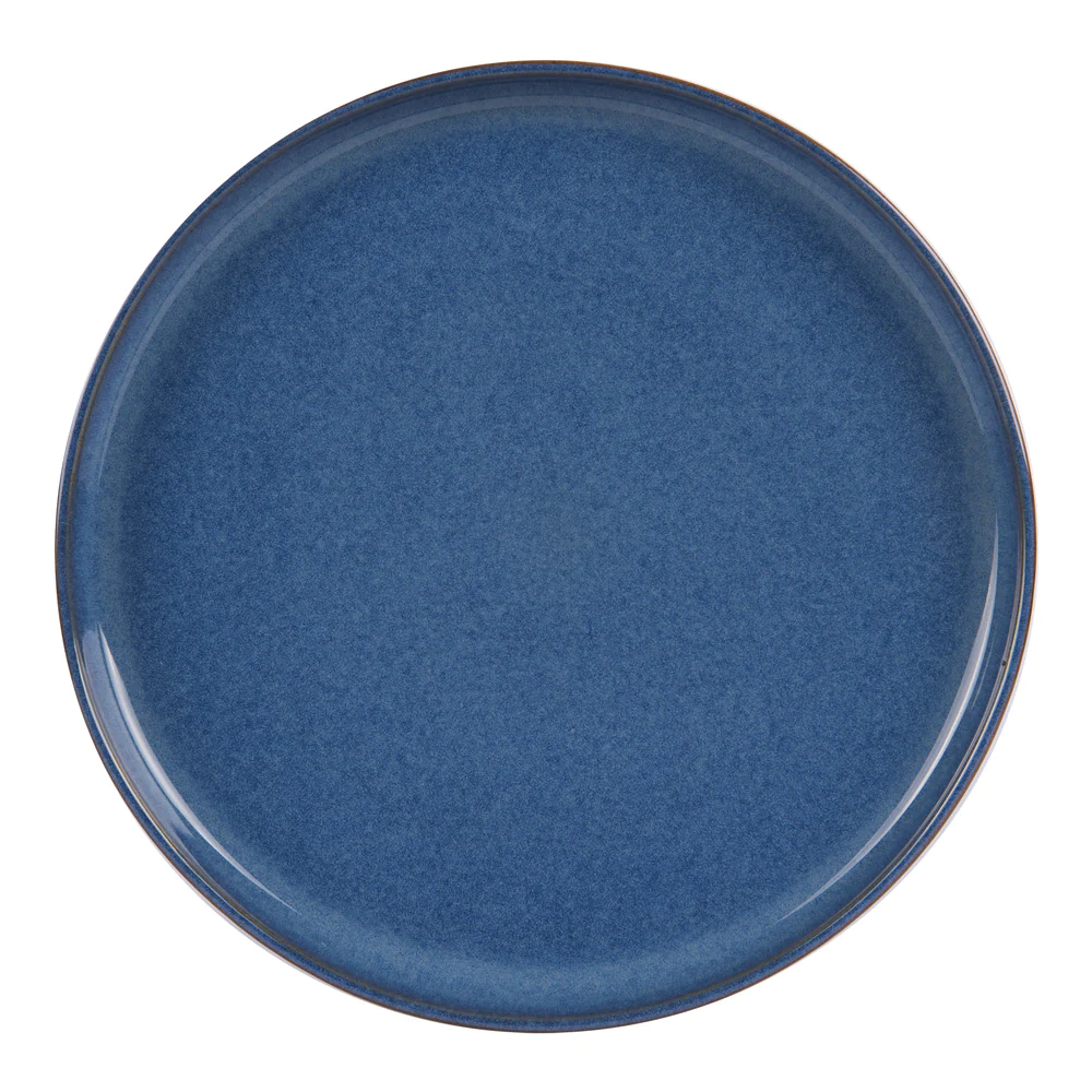 Assiette à dessert Uno Bleu Cobalt 22 cm (lot de 6) Table passion