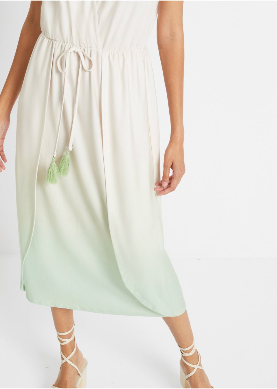 Robe en jersey avec dégradé de couleur