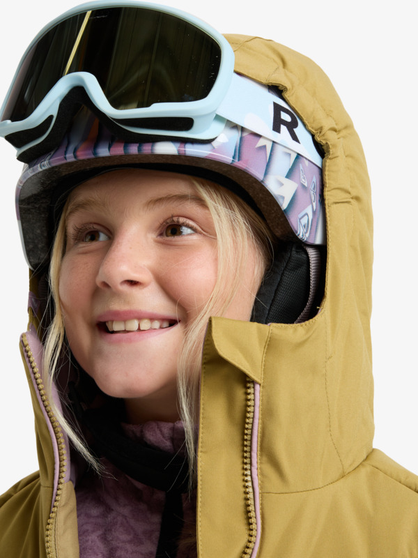 Snowsylva 10K Veste de snow technique Beige Fille 8-16 ans