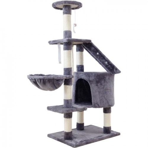 Árvore para gatos Marie da Cstore com poste de sisal cinza