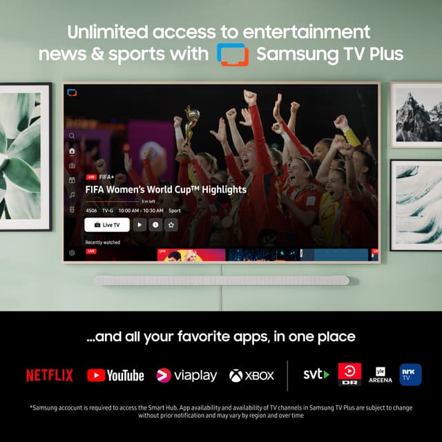 Samsung 75” The Frame 4K QLED Smart TV (2024)