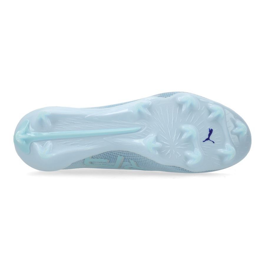 PUMA Ultra 5 Ultimate FG Light Up - Icy Blue/Blanc/Turquoise Femme ÉDITION LIMITÉE